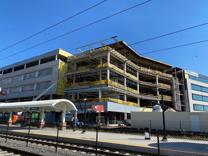 Kiewit's new regional headquarters is under construction in Lone Tree.